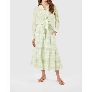 NEW LIVRO market skirt in monaco stripe